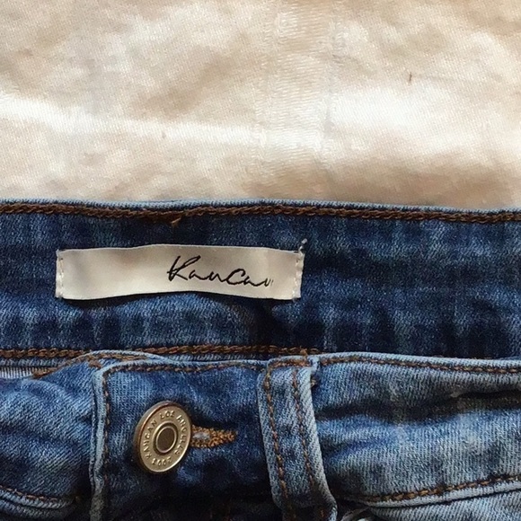 KanCan Frayed Hem Jean Shorts Size W5 26 - Picture 3 of 6